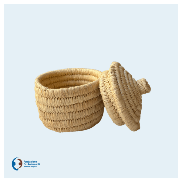 CESTINO UGANDESE IN RAFFIA