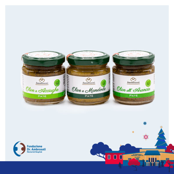 Tris di paté di olive Buoni Buoni