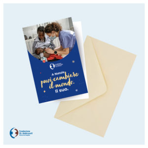 BIGLIETTO D'AUGURI CARTACEO